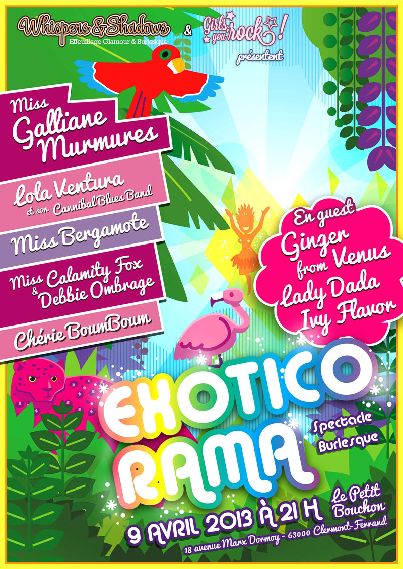 Nouveau spectacle burlesque: Exotico’rama