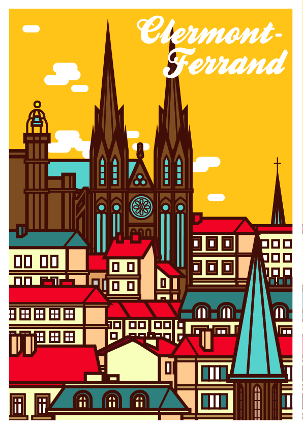 Clermont-Ferrand en affiche!