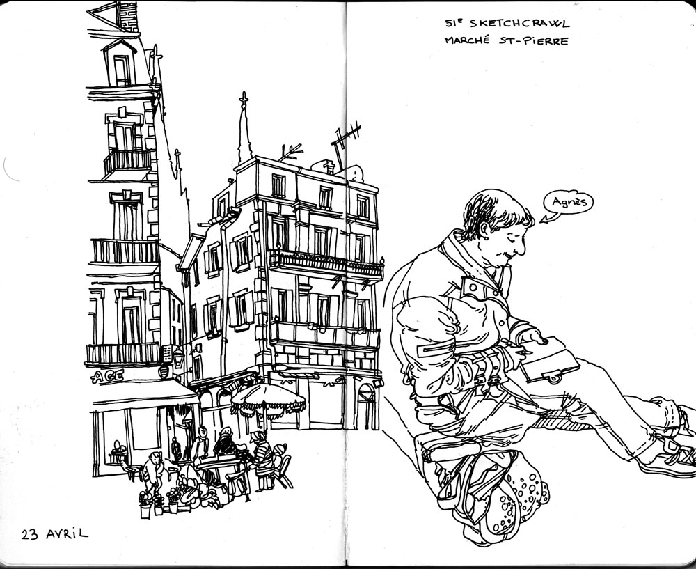 sketchcrawl urban skechers clermont-ferrand