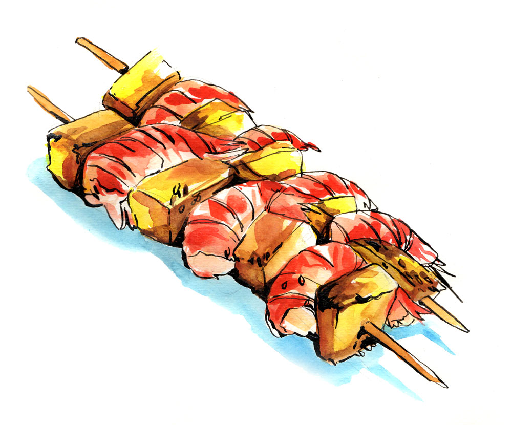 « Foodporn » et aquarelle