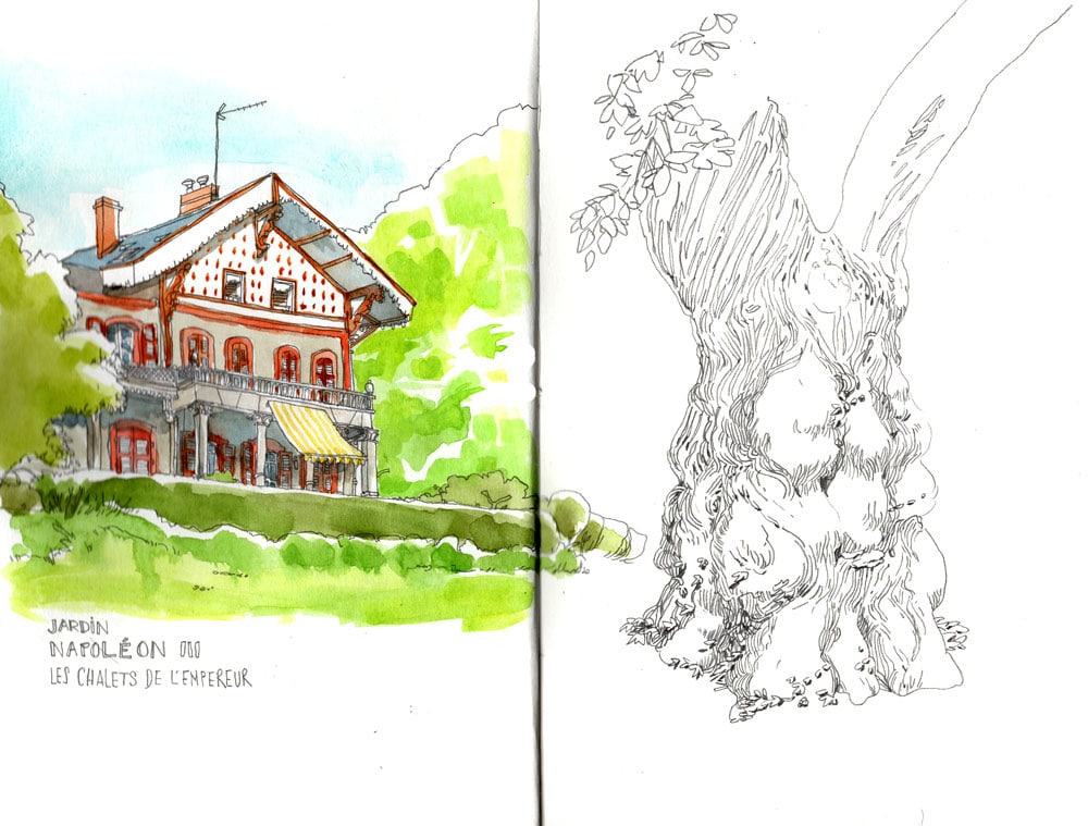 59ème sketchcrawl: Une belle journée à Vichy