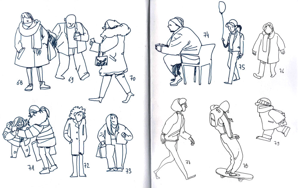 Une semaine, 100 personnages